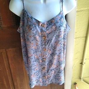 Nwt Pink Rose Floral Print Top  (XL)